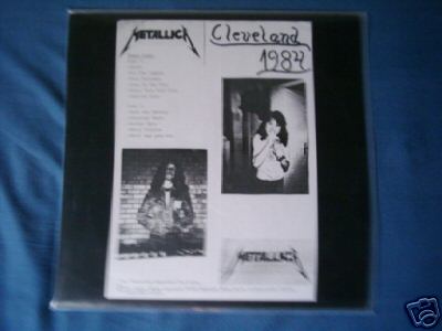Metallica Live in Cleveland 1984 Vinyl Lp